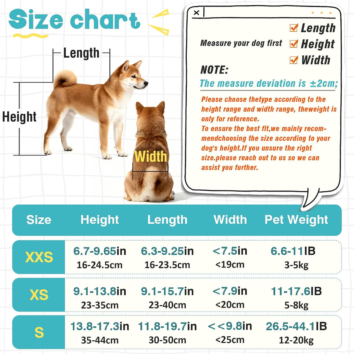 Dog Wheelchair for Back Legs, Adjustable Mobility Cart for Dog – Essentials for Dogs - Black for 6.5-11.1lb - image 2