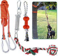 HOPET Dog Outdoor Bungee Hanging Toy - Orange