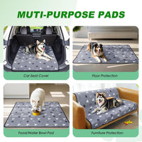 Washable Pee Pads for Dogs, Waterproof - Gray / 36"x36" (Pack of 2) - image 2