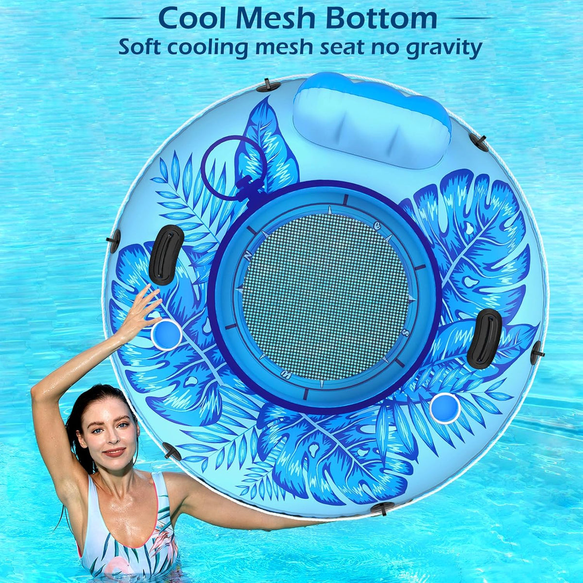Jasonwell Inflatable River Tube Float - X-Large / Blue - image 4