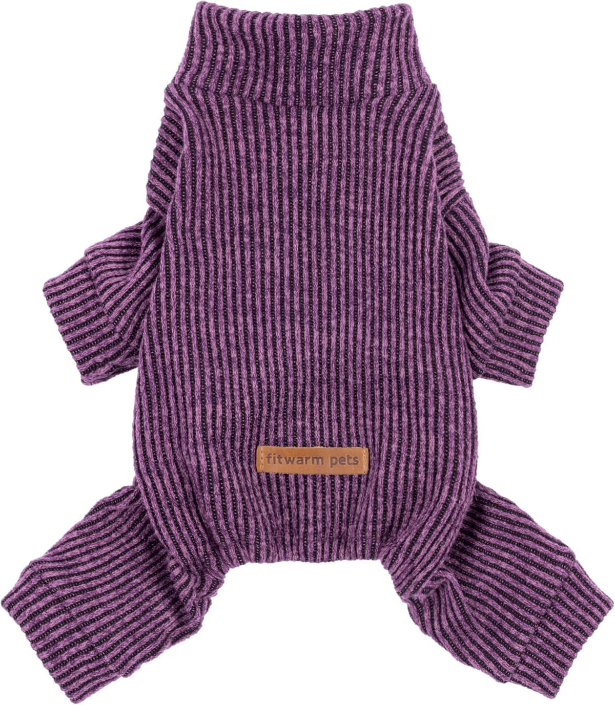 Fitwarm Turtleneck Raglan Dog Pajamas - Small / Purple