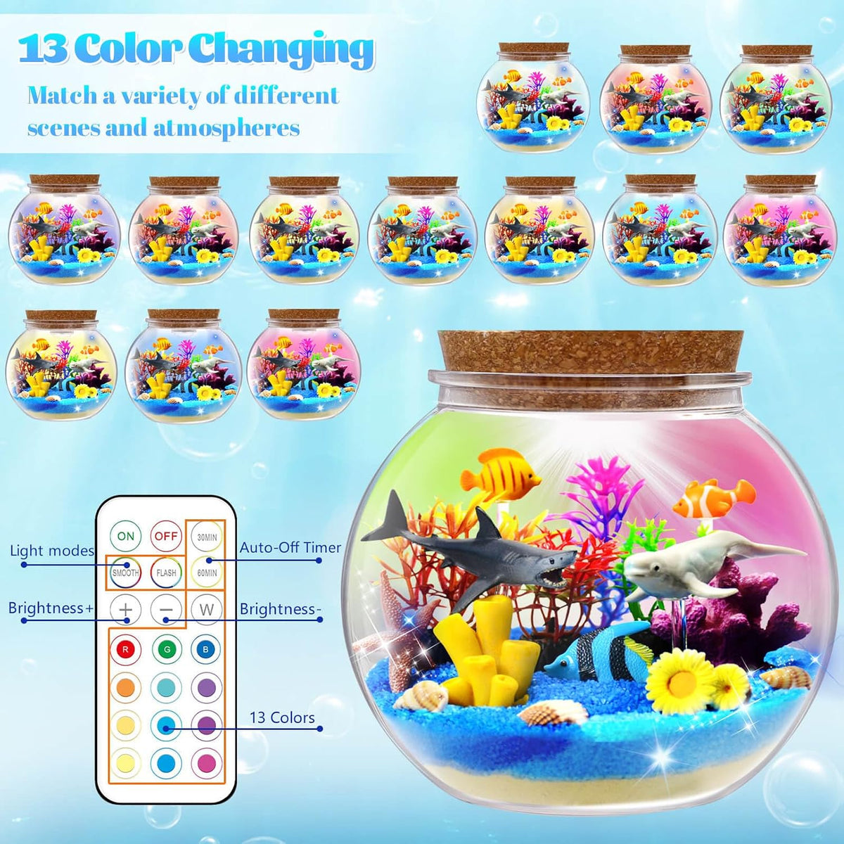 Ocean Light Up Terrarium Kit for Kids - Ocean - image 3