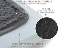 Orthopedic Memory Foam Dog Bed, Cooling Dog Beds for Extra Large Dogs -Waterproof Pet Bed for Crate with Removable Washable Cover, Ideal for Arthritic Dogs, XL(41inch,90Lbs)