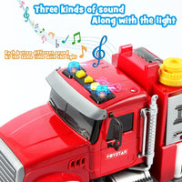 Dwi Dowellin Kid Trucks Toys for Boys Age 3-5 - fire tuck - image 3