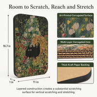 Cat Wall Scratcher, Art Cat Scratching Board for Indoor Cats – Essentials for Cats - Window & Garden - image 2
