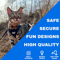 Travel Cat Harness and Leash Set - Medium / Emerald - image 4