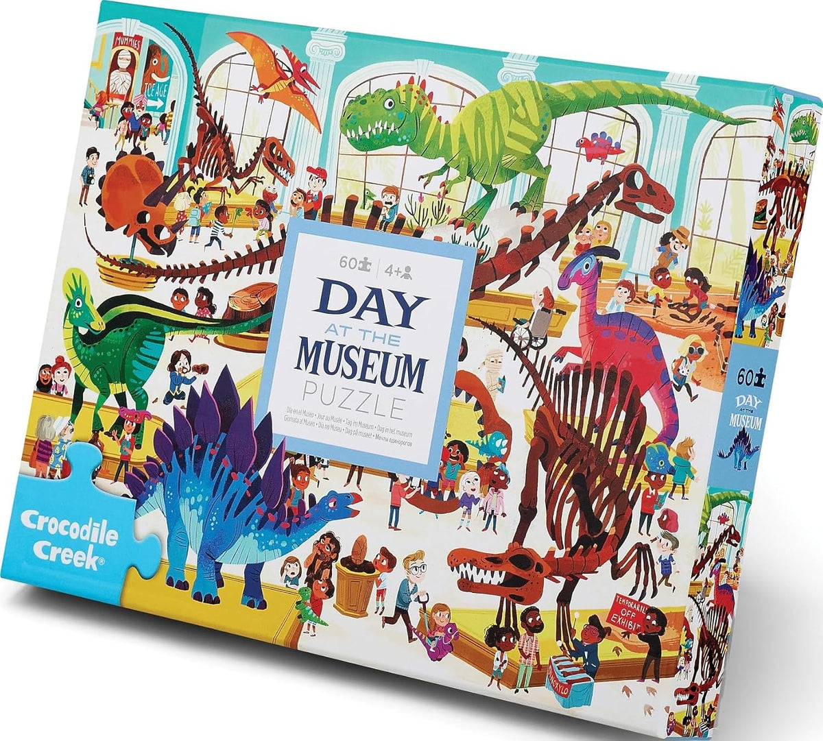 60 pc Above & Below/Earth & Space – Fun for Kids & Family - Day at the Dinosaur Museum
