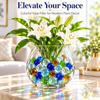 Sukh 78 Pcs Glass Marbles - 78 Pcs - 6 Colors - image 2