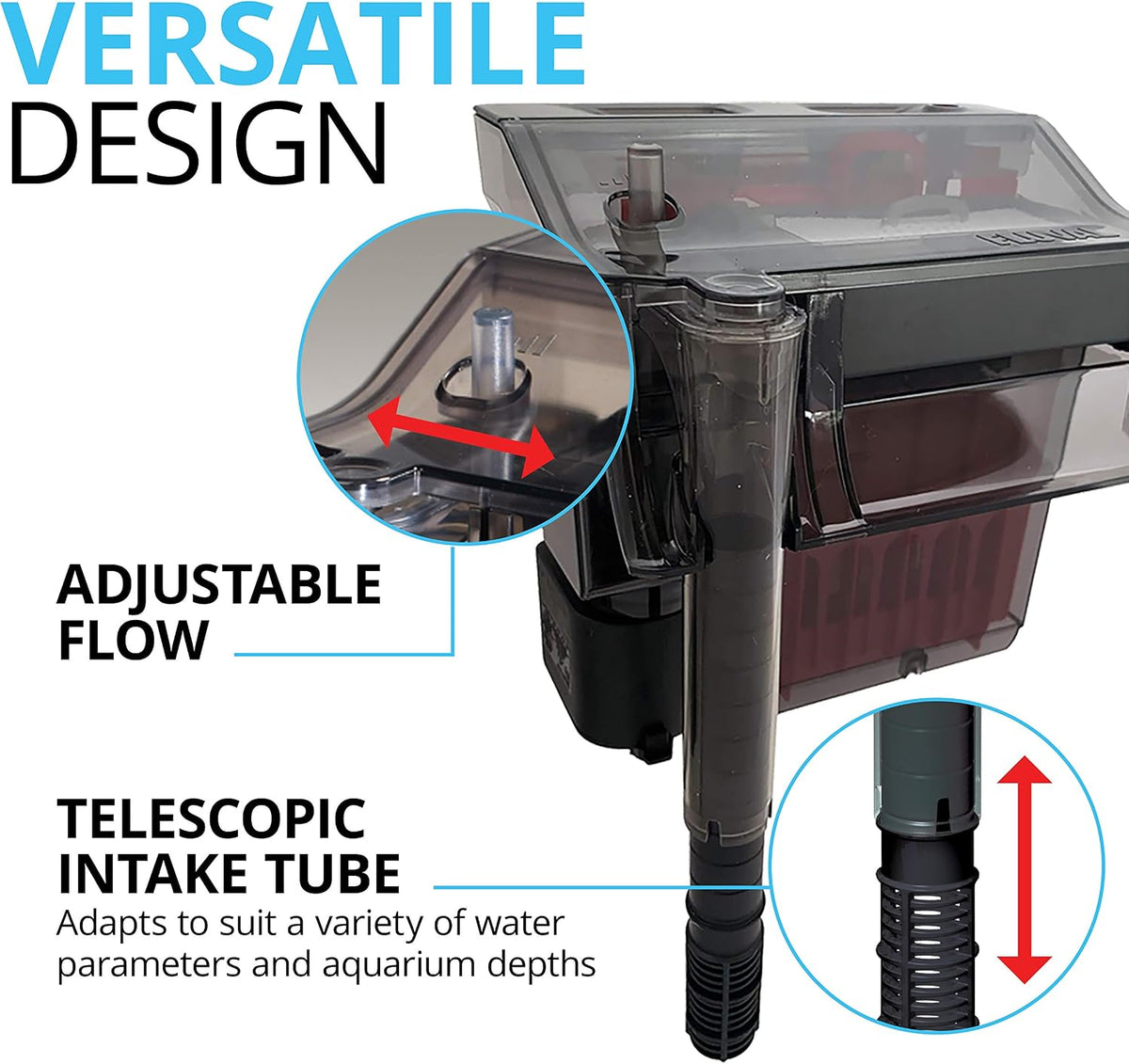 Fluval C4 Power Filter, Fish Tank Filter for Aquariums up to – Essentials for Fish - Filter / C4 - image 3