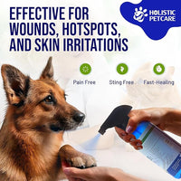Colloidal Silver Spray for Dogs, Cats, Horses & Birds - 20 PPM Effective Wound Care, Hot Spot Treatment, Skin Relief & Immune Support - All-Natural Pet Silver Spray (16 Oz)