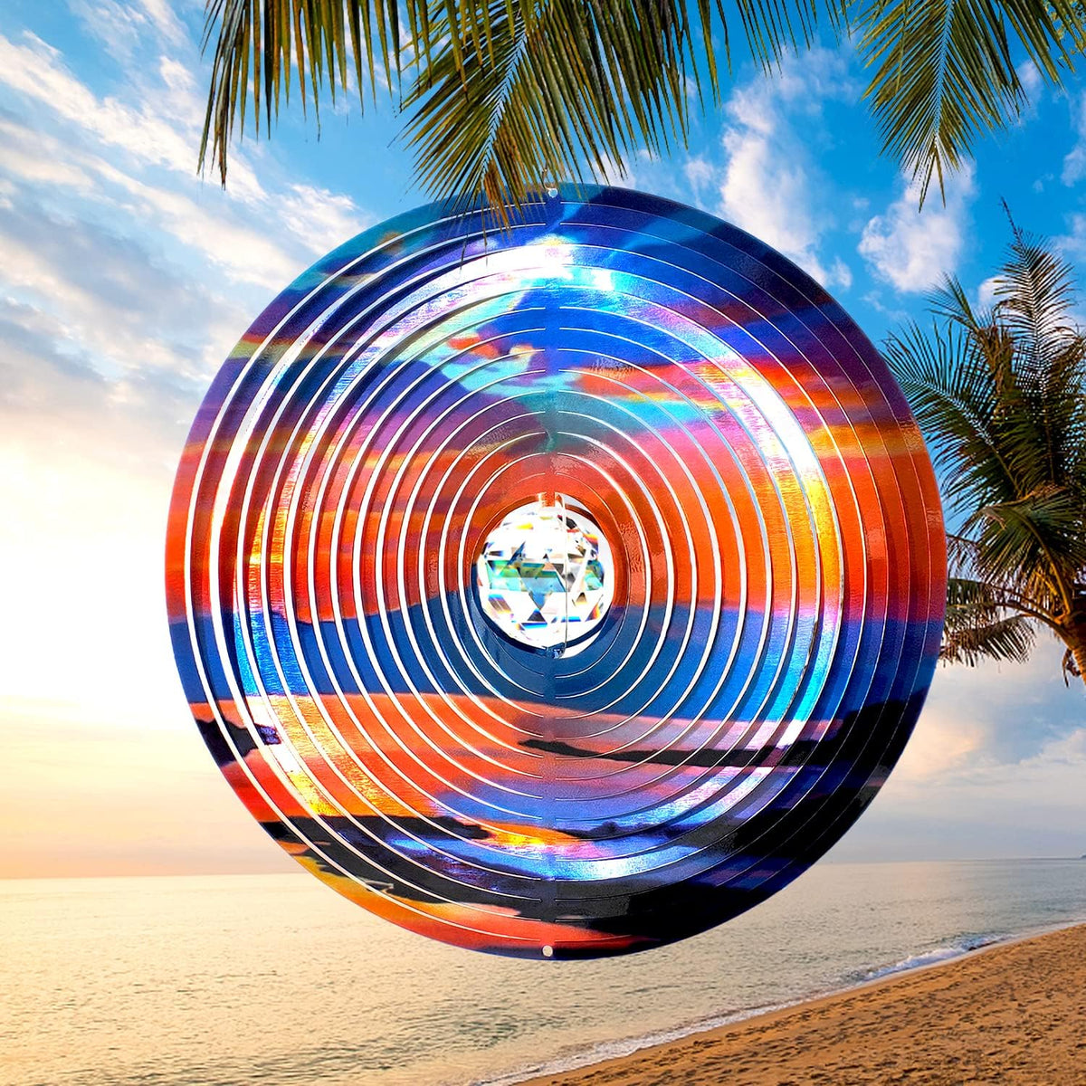 FONMY Wind Spinner Mandala Starry Sky 12 inch 3D Stainless Steel - 12inch / Mgb06 - image 4