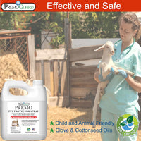 Pet Protector Spray 128 oz | Plant Based Non-Toxic Treatment | Premo Guard