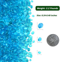 BXI 2.2 Lbs Small Aquarium Substrate Gravel Sand - Blue Glass Sand / 2.2 lbs, 0.24''-0.40''(Medium) - image 2