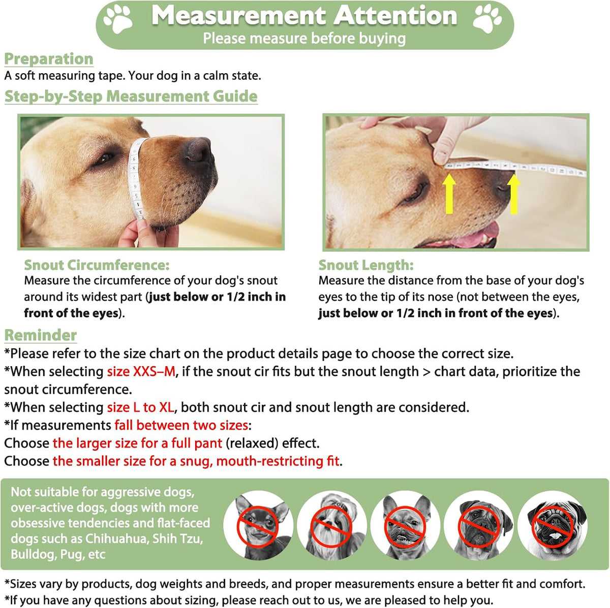 Dog Muzzle, Patented Soft Mesh Muzzle for Scavenging, L - Black / L-(Snout:11"-12¼") - image 3