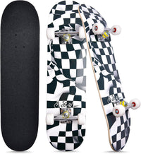 Skateboards for Beginners Kids Boys Girls and Adults, 31''x8'' - Motion Check