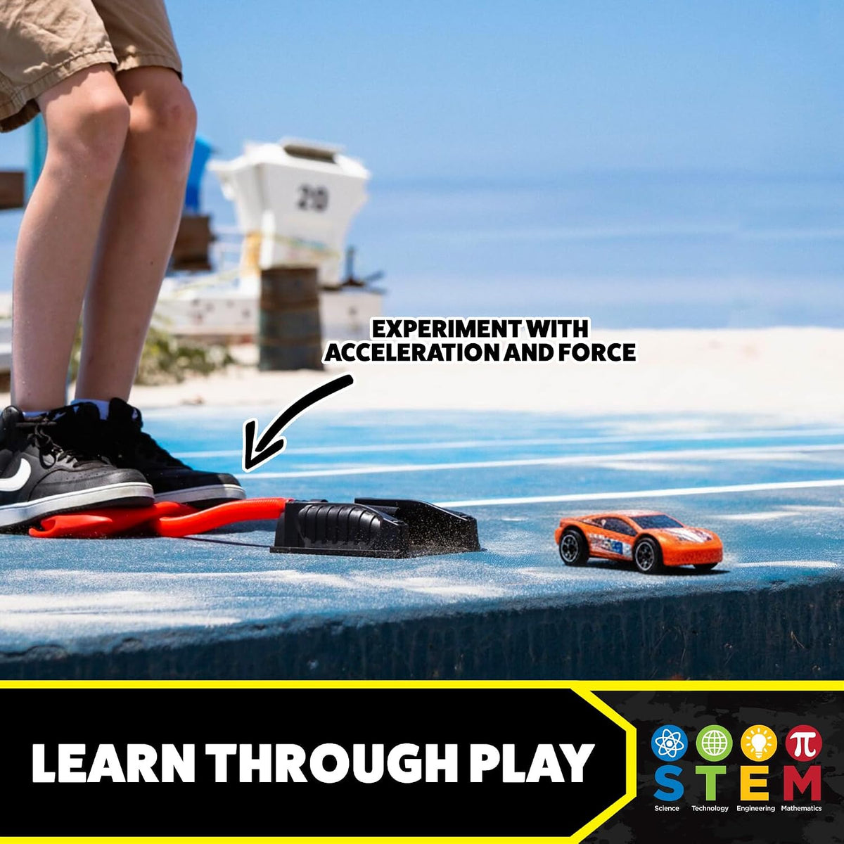 Dueling Stomp Racers by Stomp Rocket, Air Powered Race Car Set – Fun for Kids & Family - Dueling Racers - image 4