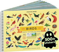 Cupkin Animal Habitats Sticker Book, 12 Coloring & Activity - Birds