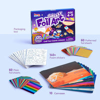 Klever Kits Unicorn Foil Art, Arts & Crafts for Kids 4 and Up - Space - image 3