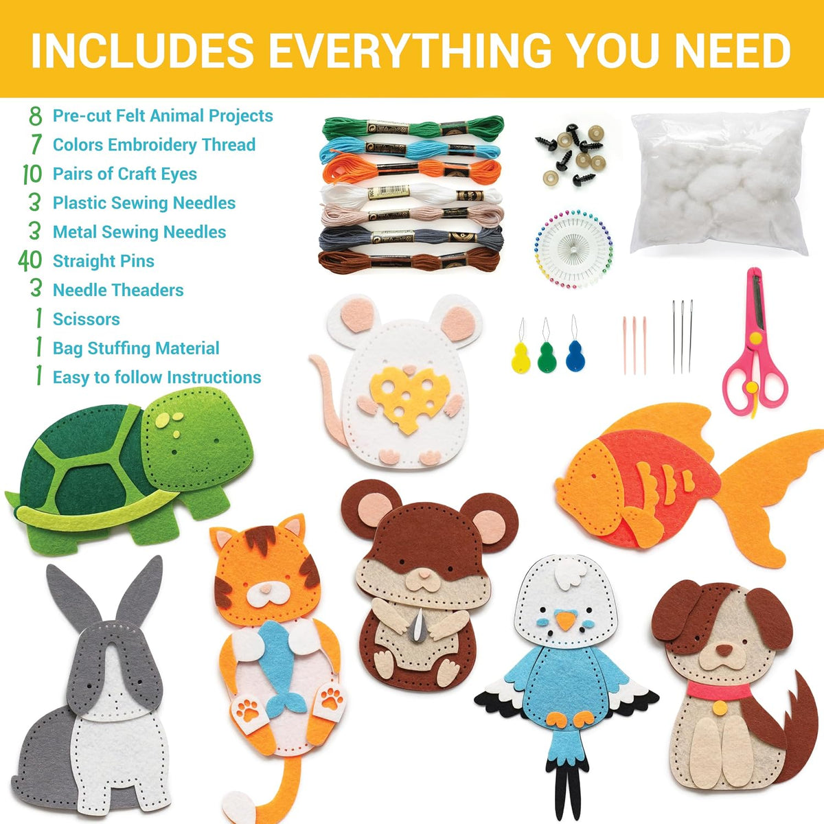 Craftorama Sewing Kit for Kids - Pets - image 2
