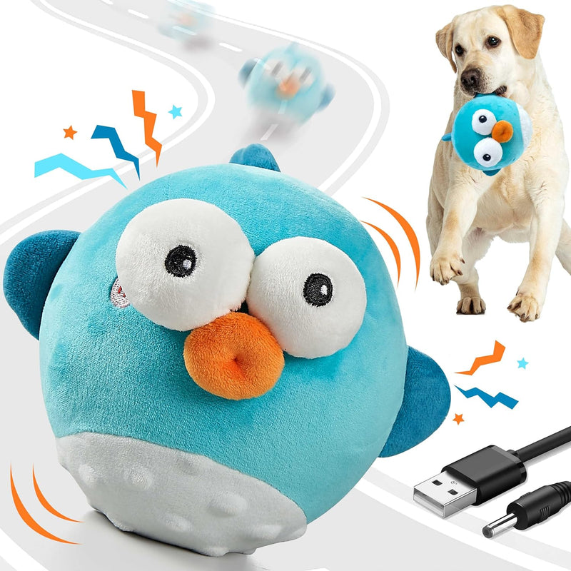 Interactive Dog Toys, Moving Ball Toy with Jumping & Music – Essentials for Dogs - Puffer