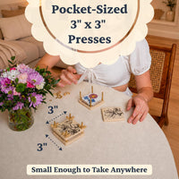 Mini Flower Press Kit for Adults - Mini / Beige - image 2