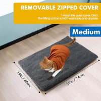 Mora Pets Self Warming Cat Bed Self Heating Cat Dog Mat Pet Pad - 29.1"L x 18.9"W x 1.0"Th / Dark Grey - image 2