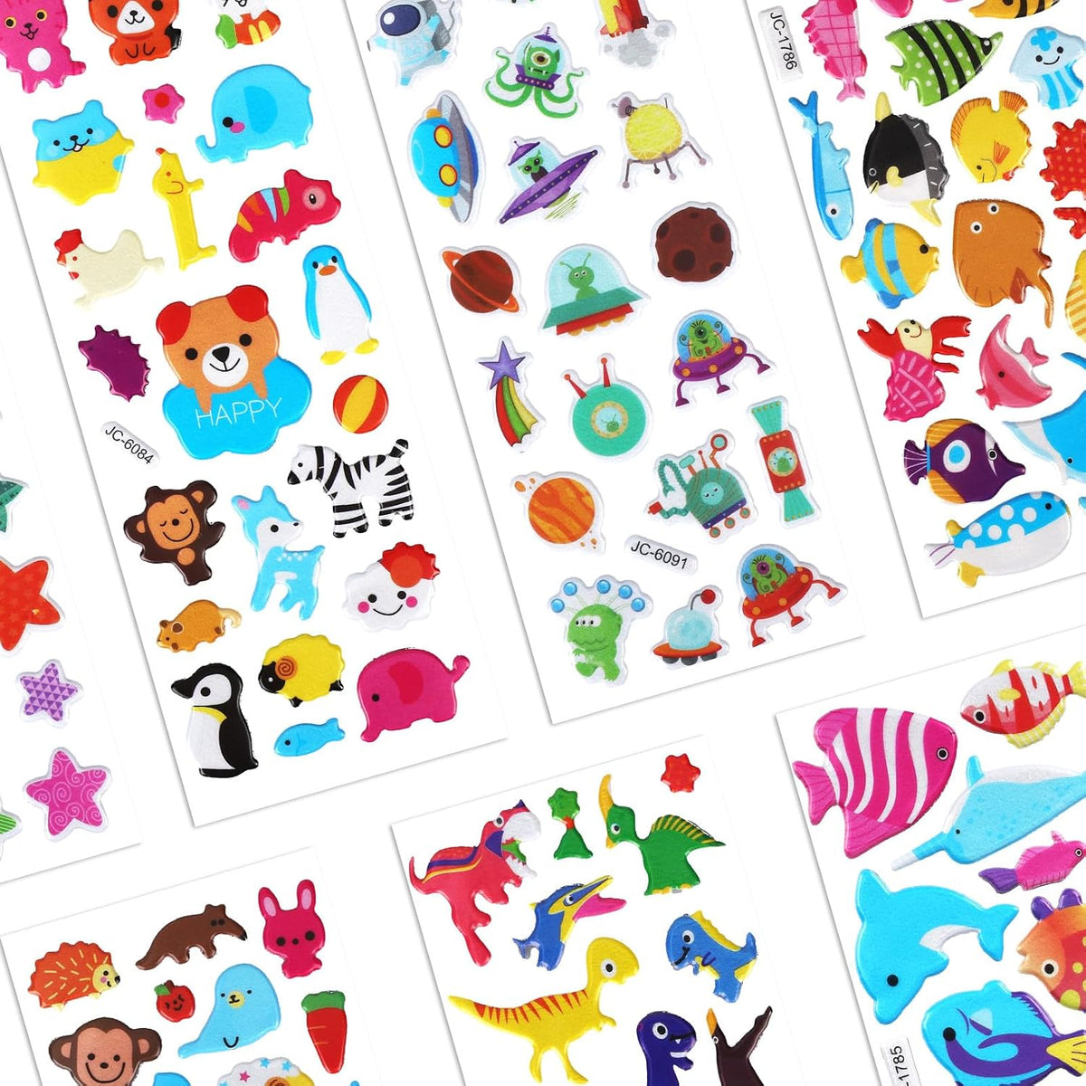 Puffy 3D Sticker for Kid & Toddler 500+ Variety Pack Cute Scrapbook - Boy Style - image 4