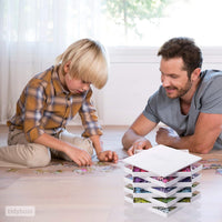 Tidyboss 8 Puzzle Sorting Trays with Lid 8" x 8" - White / 10"x10" - image 4