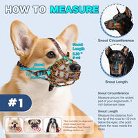 Basket Muzzle to Prevent Biting, Dog Muzzle for Large Medium Small Dogs Allows Panting Drinking Anti Chewing, Perfect for Grooming Trimming Training and Aggressive Reactive Dogs (Brown, Size 1)