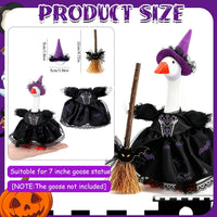 7 Inch Mini Desk Goose Outfits - Halloween Color(black) - image 3