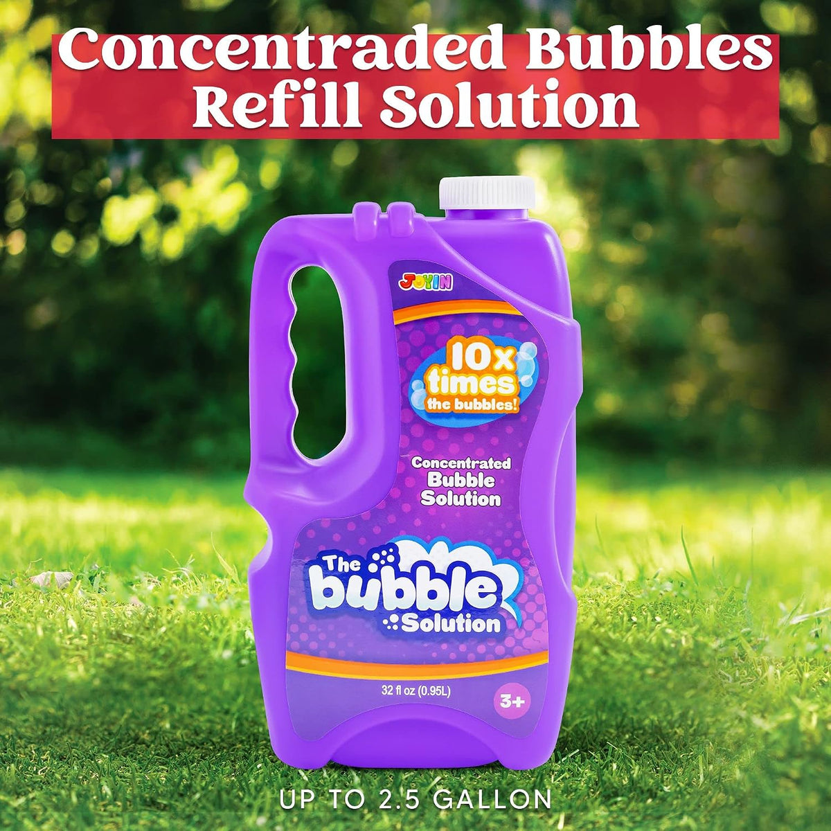 JOYIN 32 OZ Concentrated Bubble Solution for Bubble Machines - Purple - image 2
