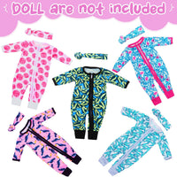 Unicorn Element 5 doll jumpsuits with headbands for 14-18 inch dolls - view 6