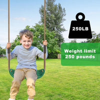SELEWARE Heavy Duty Swing Seat Replacement, Kids & Adults - Green, 2 Pack - image 4