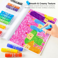 Tempera Paint Sticks, 15 Colors Solid Tempera Paint for Kids - 15 COlors - image 4