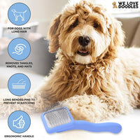 Slicker Brush for Dogs, Pet Grooming Brushes for Doodles & Poodles, Large – Essentials for Dogs - Extra Small Slicker Brush - image 2