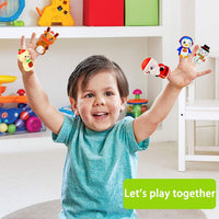 Finger Puppets for Kids, Tiny Hands Toys - Christmas A - image 3