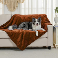 Soft Waterproof Blanket for Bed Couch Sofa - 60x80 inches / Caramel - image 2