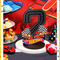 MiniInflat Race Car 5th Birthday Number Sign Centerpiece Race Car - 2nd - image 4