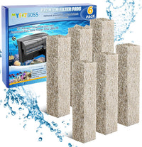 Replacement Filter Cartridges Compatible with Aqueon Quietflow 20 75 – Essentials for Fish - For Model 20 & 75, 6 Pack