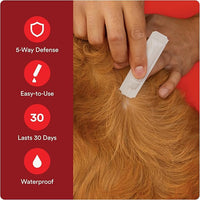 Ultra Flea And Tick Prevention For Dogs - Dog and Puppy Treatment and Control - Mosquito Repellent - XL, Fast Acting Waterproof Topical Drops, 4 Month Supply