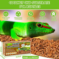 Legigo 10LB Coconut Husk for Reptiles - 4 Pack
