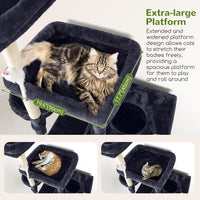 Globlazer Extra Large Cat Tower for Big Cats 20 lbs, F81 - 81 inch / Dark Grey - image 3