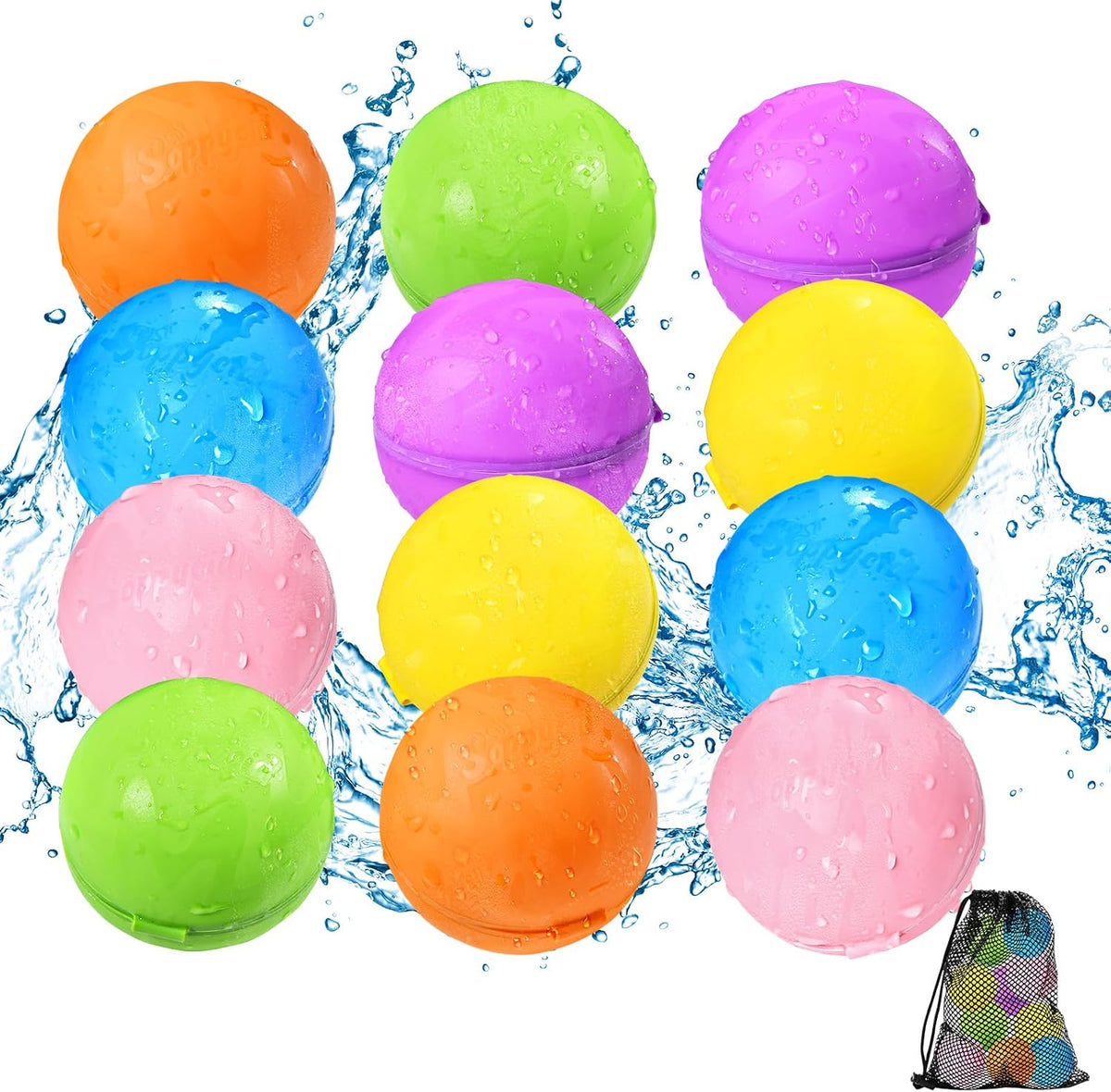 Reusable Water Balloons 12PCS - 12 PCS