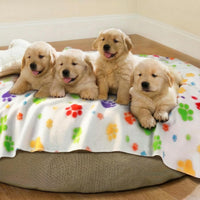 LINENLUX Fleece Dog Blankets 6-Pack - Mix / 31x24 inch (Pack of 6) - image 2