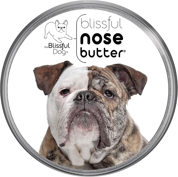 The Blissful Dog Olde English Bulldogge Unscented Nose Butter - Dog Nose Butter, 8 Ounce