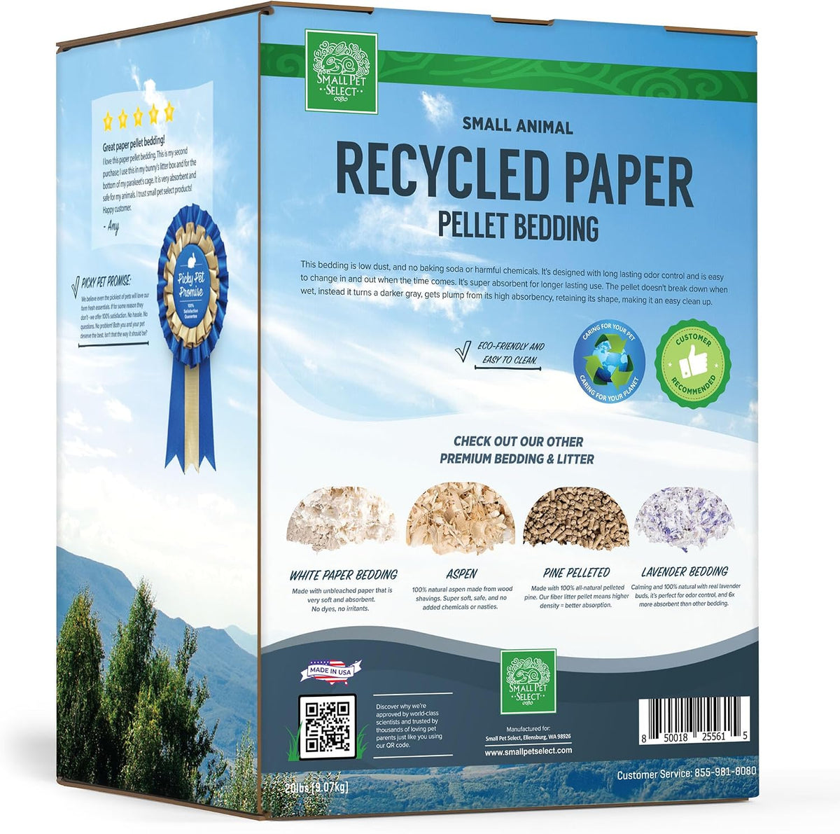 Small Pet Select Recycled Paper Pellet Bedding & Litter, Rabbits - 20 LBS - image 3