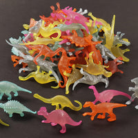 Mini Dinosaur Figures 78 Pack, Kids Dinosaur Toys - Glow Dinosaur - image 2
