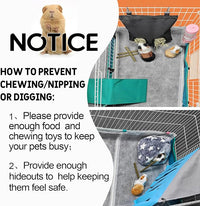 Guinea Pig Bedding, Disposable Guinea Pig Cage Liners, Charcoal Odor Controlling Absorbent Waterproof Pee Pads for Rabbits, Hamster and Other Small Animals. 18''x24'',24 Count