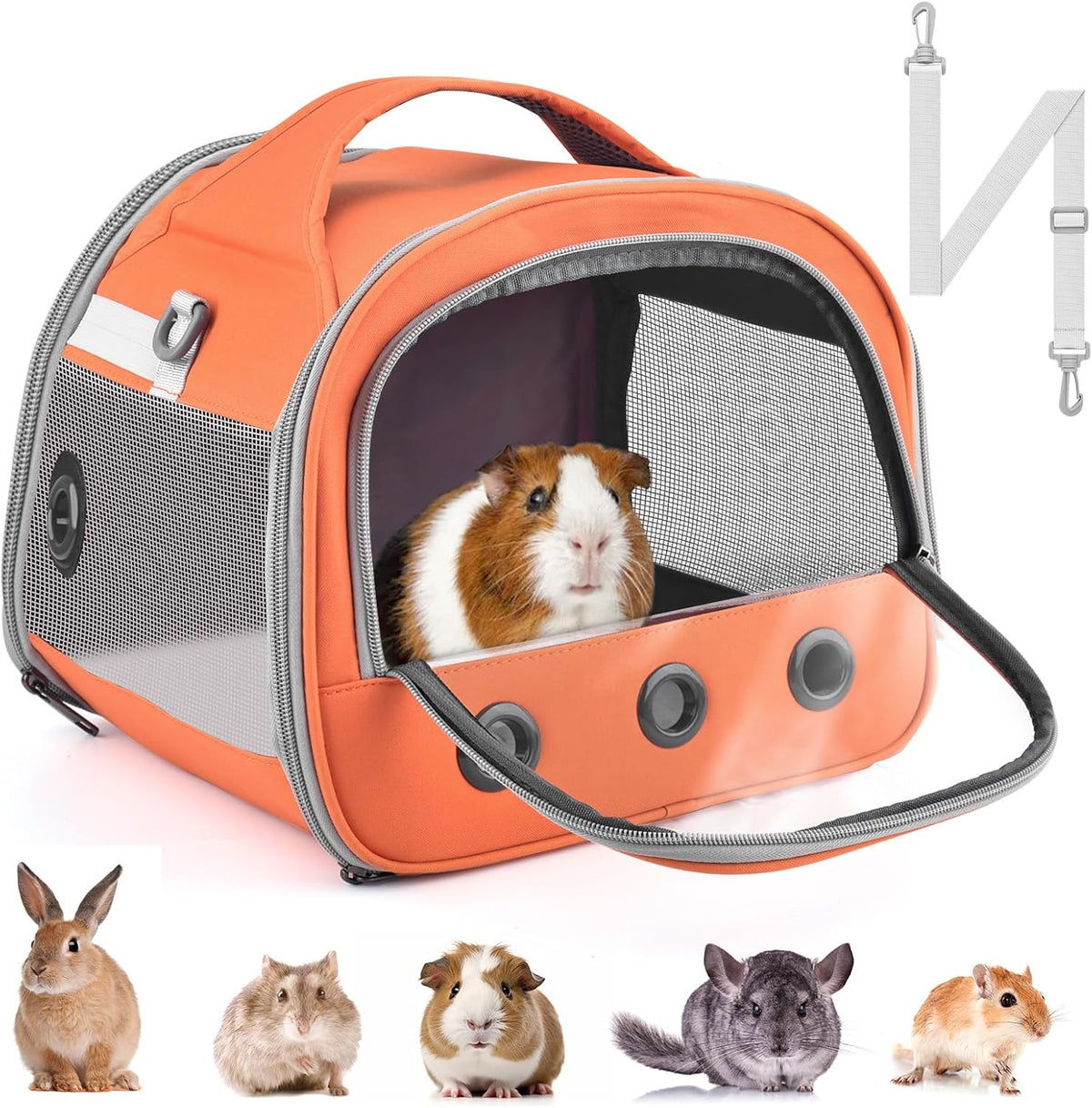 Bissap Guinea Pig Carrier Bag - Orange