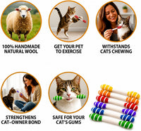 Glaciart One XXL Swabs Cat Toys with Catnip, 2 Pk - Swirl Swabs / Regular - image 3